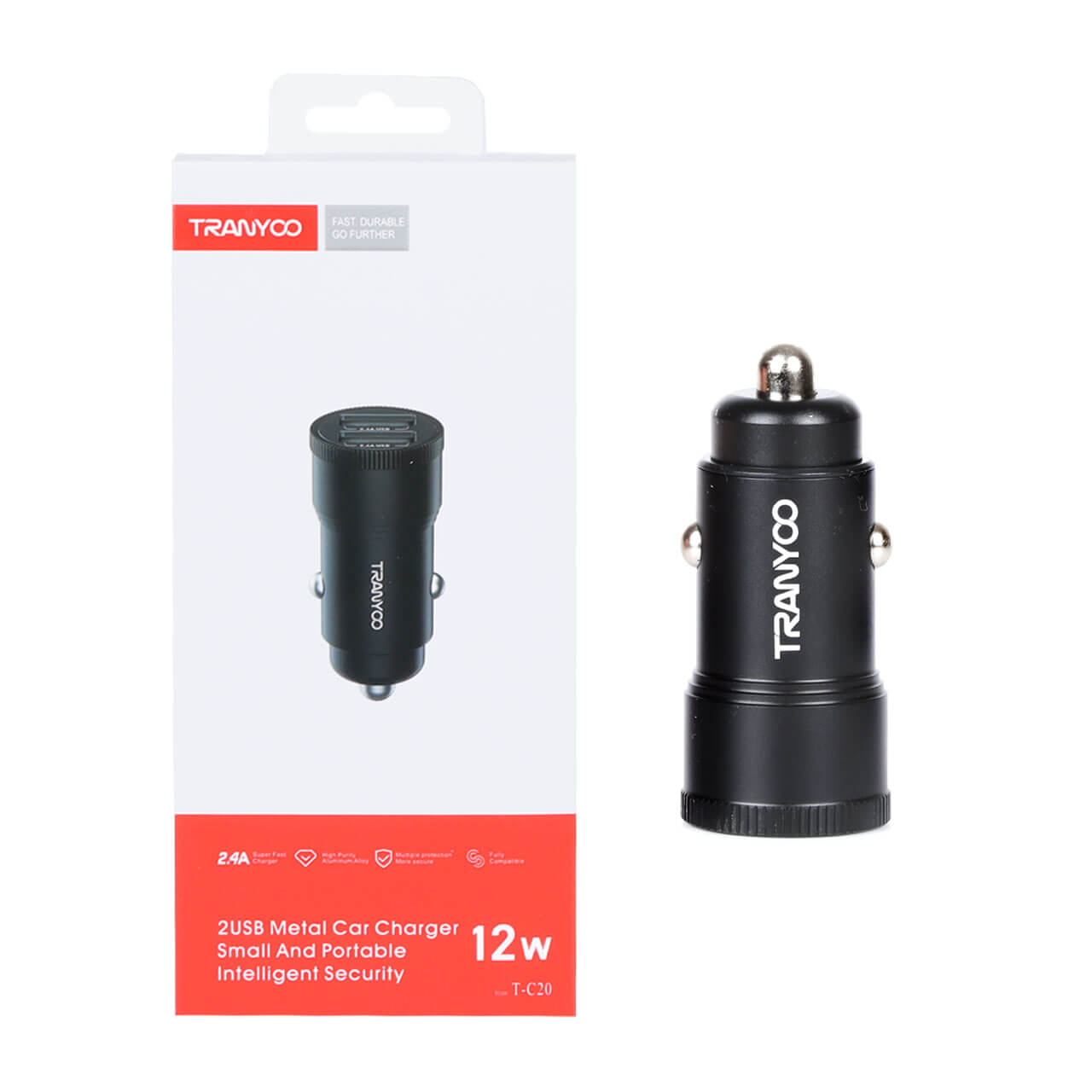 شارژر فندکی 12 وات ترانیو مدل T-C20